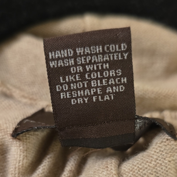 Fenn Wright Manson 100% Merino Wool Beige Draped Cardigan - Picture 11 of 13